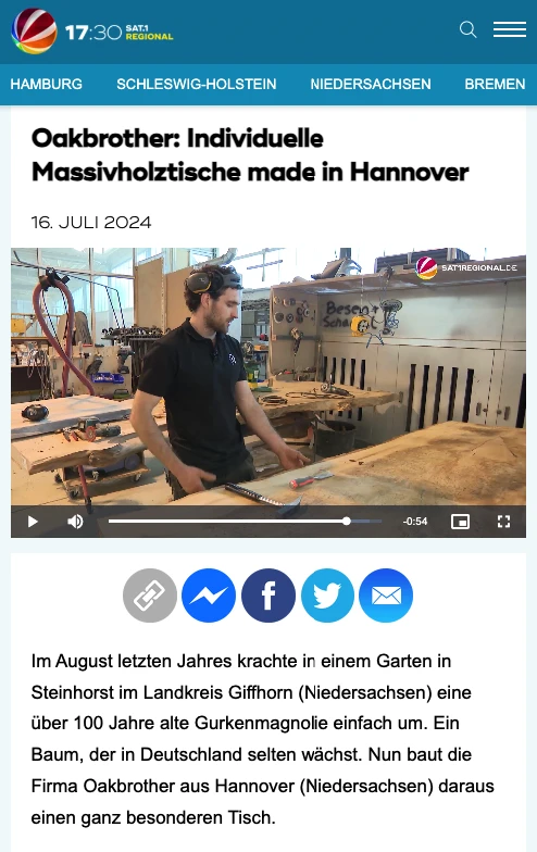 Oakbrother in der Presse — Berichterstattung 2